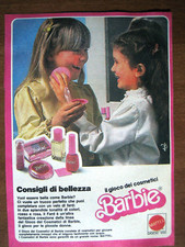 Pubblicita barbie mattel usato  San Giovanni la Punta