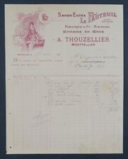 Invoice 1910 savon d'occasion  Expédié en Belgium