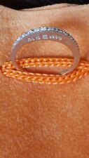 Bague alliance argent d'occasion  Paris XIX