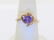 Amethyst heart ring for sale  Cheswick