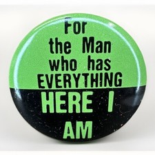 80s novelty button for sale  Stoughton