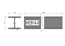 Stahlträger heb140 heb gebraucht kaufen  Grefrath