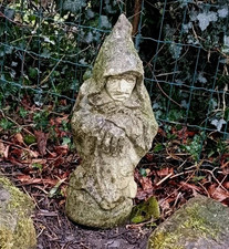 Aged concrete witch for sale  MOLD