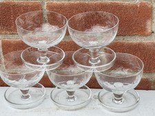 Floral etched champagne for sale  DERBY