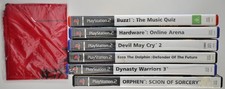 Lote de trabalho x7 jogos PS2 pacote PAL TESTADO | RPG quiz shooter SEGA CAPCOM THQ comprar usado  Enviando para Brazil
