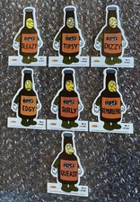 1996 Tempo The Simpsons Downunder DUFF Card CONJUNTO de 7 cada 1 de 2500 Down Under, usado comprar usado  Enviando para Brazil