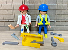 Playmobil personnages ouvriers d'occasion  Saint-Loup-Géanges