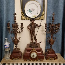 énorme pendule bronze d'occasion  Gonfreville-l'Orcher