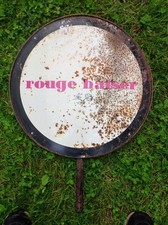 Plaque publicitaire rouge d'occasion  Flers