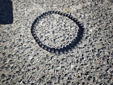 Lavastein schwarz perlen gebraucht kaufen  Grönwohld