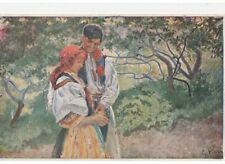 1921 arte cartolina usato  Italia