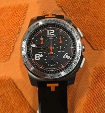 Novo relógio Tissot PRS330 com detalhes em laranja, preto e aço inoxidável , usado comprar usado  Enviando para Brazil