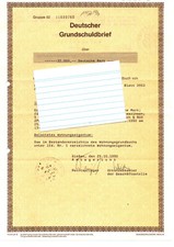 Grundschuldbrief alt ungültig gebraucht kaufen  Buseck