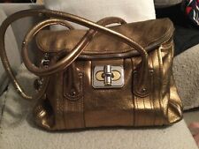 Bronze leather handbag for sale  NEWTON AYCLIFFE