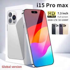 Smartphone Android Global i15 Pro Max 7,3" desbloqueado de fábrica 5G celular barato comprar usado  Enviando para Brazil