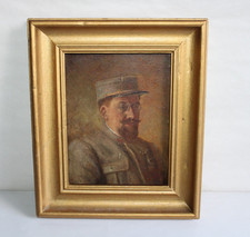 Huile carton signée d'occasion Huile carton signée d'occasion  Briare