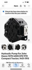 Rear hydraulic pump for sale  Poughkeepsie