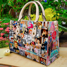Bolsa de mão feminina de couro personalizada I Love Lucy 1 comprar usado  Enviando para Brazil