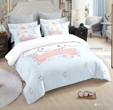 Conjunto de Roupa de Cama Cinnamoroll Azul Sanrio Kawaii Nova Capa de Edredom Dupla 2 Fronhas comprar usado  Enviando para Brazil