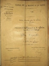 Plan carte canal d'occasion  Saint-Vallier