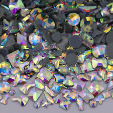 Forma Especial Cristal AB Ferro em Hotfix Strass Hot Fix Pedras Flatback Gem comprar usado  Enviando para Brazil