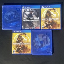 Lote de 5 Jogos PS4 - 2 MK11 - 2 COD Modern Warfare - GTA V (5) comprar usado  Enviando para Brazil