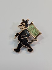 Broche de lapela Felix the Cat If You Can Read This You're Too Darn Close vintage RARO comprar usado  Enviando para Brazil