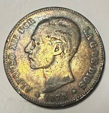 Spagna pesetas 1878 usato  Firenze