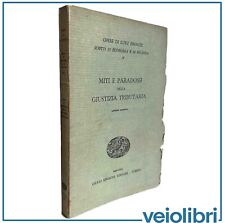 Libro miti paradossi usato  Roma