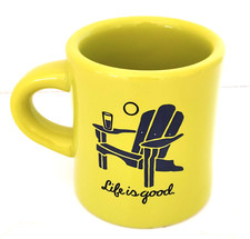 Caneca Life is Good verde limão cadeira Adirondack utensílios pesados para restaurante faça o que você... comprar usado  Enviando para Brazil