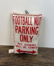 "Letrero vintage de 7"" de felpa de peluche de 7"" con tuerca de fútbol remolcado" segunda mano  Embacar hacia Mexico
