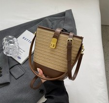 Beige brown woven for sale  LONDON