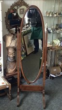 Antique walnut cheval for sale  WOOLER