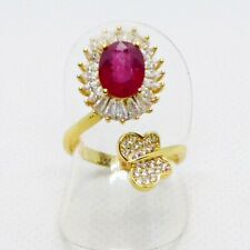 Rubin ring schmetterling gebraucht kaufen  Monheim