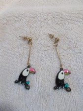 Enamel toucan pierced for sale  Lake Wales