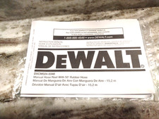 Dewalt ft. manual for sale  Lexington