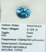 Topazio azzurro 3.193 usato  Roma