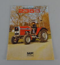 Folheto Massey Ferguson MF 235 S suporte 11/1980, usado comprar usado  Enviando para Brazil