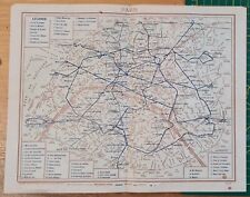 Carte ancienne métro d'occasion  France