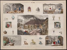 1880 verre lithographie d'occasion  France