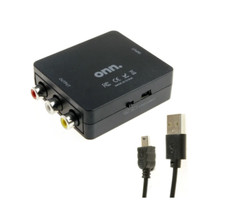 Relógio Onn. Adaptador HDMI para AV composto 2,6' cabo mini-USB preto 100008628 comprar usado  Enviando para Brazil