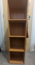 Tier beech bookcase for sale  OLDHAM