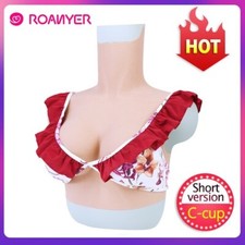 Roanyer silicone artificial formas falsas de seios copo C falso travesti cosplay comprar usado  Enviando para Brazil