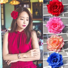 Horquillas con flores de rosa nupcial - Joyería elegante para el cabello para mujeres en bodas segunda mano  Embacar hacia Mexico