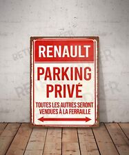 Plaque métal vintage d'occasion  Mer