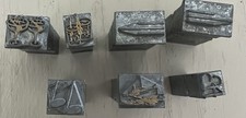 Moldes de emblema vintage KINGSLEY máquina de carimbo de folha quente - Vários comprar usado  Enviando para Brazil