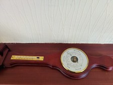 Barometer wooden thermometer for sale  NORWICH