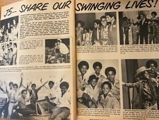The Jackson Five, Michael Jackson, Clipping Vintage de Três Páginas, aa comprar usado  Enviando para Brazil