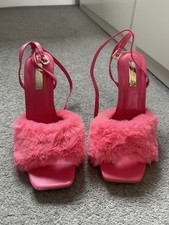 Pink fluffy heels for sale  SHEFFIELD