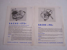 Publicites moteurs sachs d'occasion  Châteauroux